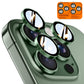 TOCOL Camera Lens Protector for iPhone 13 Pro Max/iPhone 13 Pro Tempered Glass HD Individual Scratch Resistant Camera Cover Accessories Case Friendly 2 Pack（Alpine Green）
