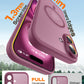 TOCOL for iPhone 16 Case, Compatible with MagSafe, Plum