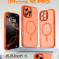 TOCOL for iPhone 16 Pro Case, Compatible with MagSafe, Orange
