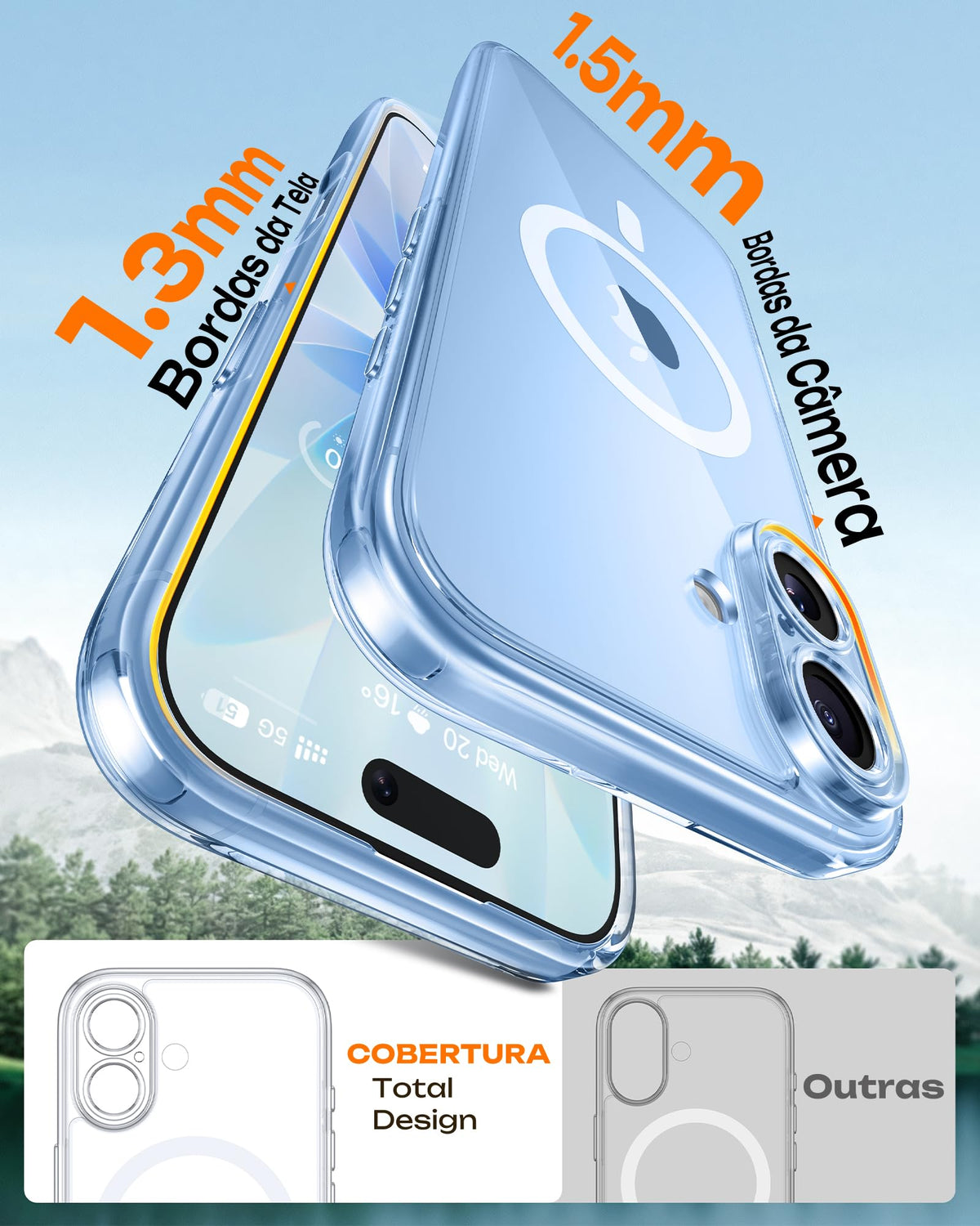 TOCOL for iPhone 17 Case Clear, Upgraded Full Camera Protection, Compatible with Magsafe, Shockproof Magnetic Phone Case for iPhone 17 6.3 inch, Anti-Yellowing (Clear)