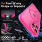 TOCOL for iPhone 12 Pro Max Case, Compatible with MagSafe, Hot Pink
