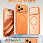 TOCOL for iPhone 17 Pro Case, Compatible with MagSafe, Orange