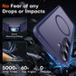 TOCOL for Samsung Galaxy S25 Case, Compatible with MagSafe, Midnight Purple
