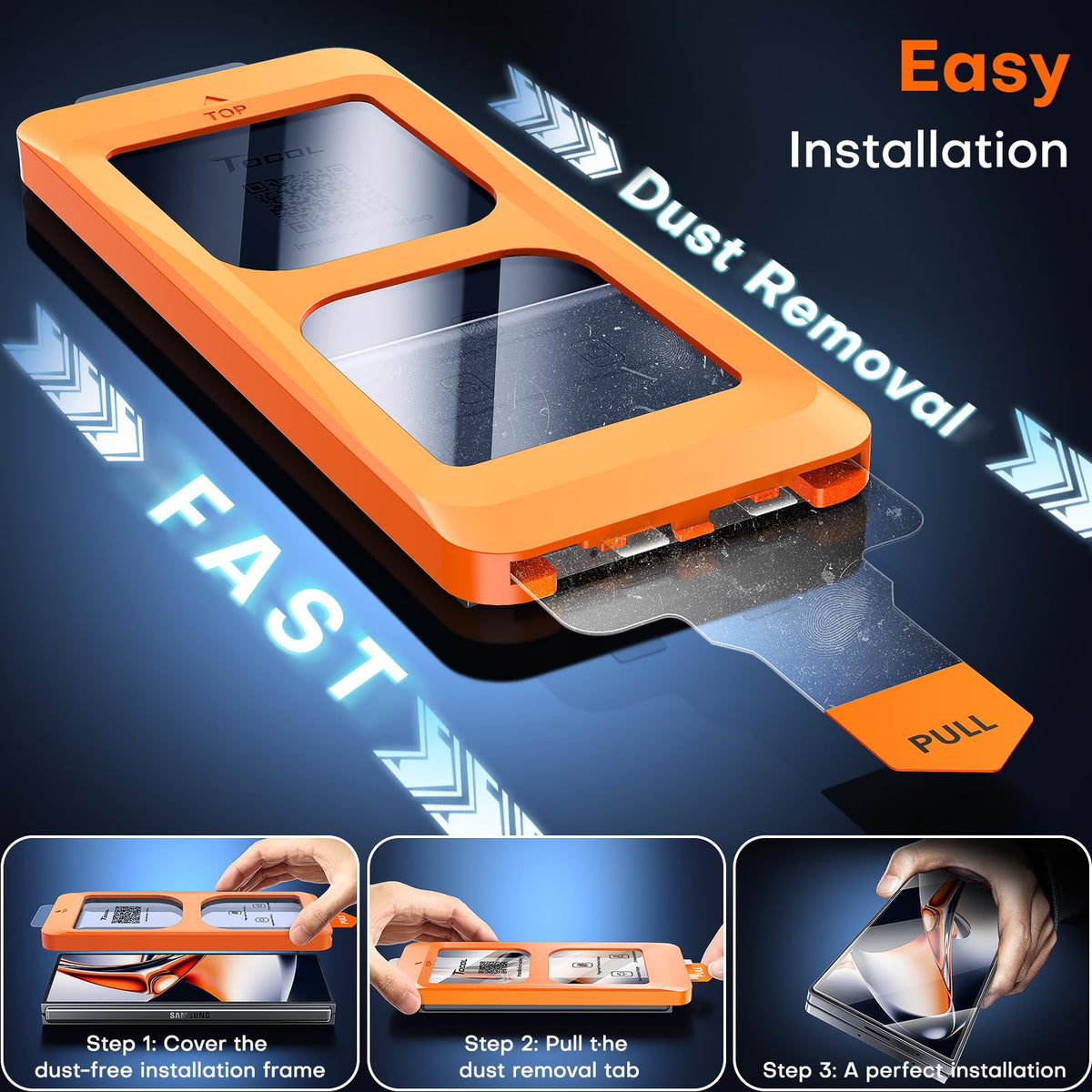 TOCOL for Samsung Galaxy Z Fold 7 Screen Protector