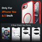 TOCOL for iPhone 17e/16e Case, Compatible with MagSafe, Red