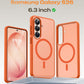 TOCOL for Samsung Galaxy S26 Case, Compatible with MagSafe, Orange