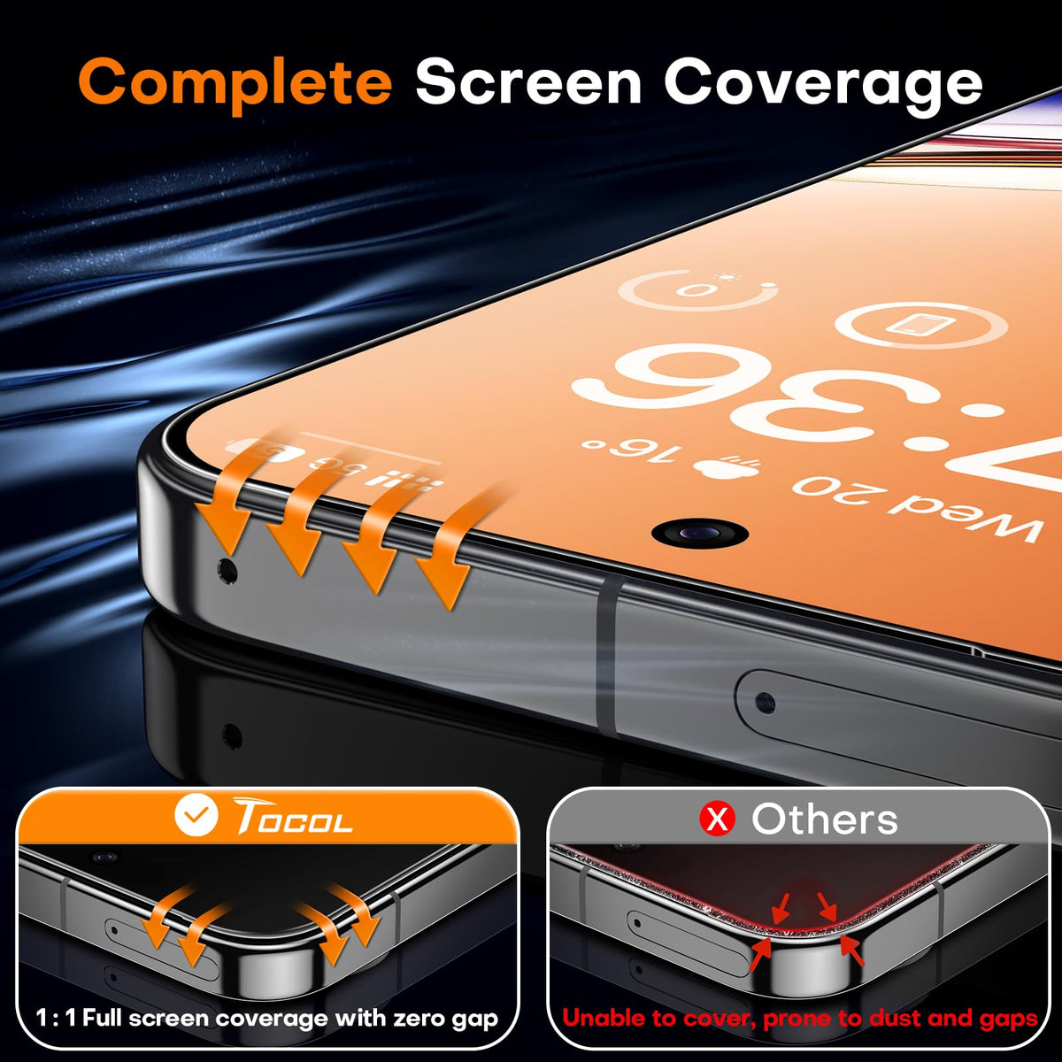 TOCOL for Pixel 10 Pro/Pixel 10 Screen Protector