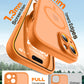 TOCOL for iPhone 15 Case, Compatible with MagSafe, Orange