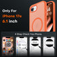 TOCOL for iPhone 17e Case, Compatible with MagSafe, Orange