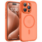 TOCOL for iPhone 15 Pro Case, Compatible with MagSafe, Orange