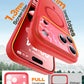 TOCOL for iPhone 17 Pro Max Case, Compatible with MagSafe, Red