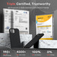 TOCOL 5 in 1 for iPhone 14 Case, with 2 Pack Screen Protector + 2 Pack Camera Lens Protector, Liquid Silicone Phone Case for iPhone 14, Black
