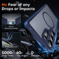 TOCOL for Samsung Galaxy S25 Ultra Case, Compatible with MagSafe, Blue