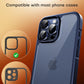 TOCOL for iPhone 15 Pro Max Camera Lens Protector/iPhone 15 Pro Camera Lens Protector Tempered Glass HD Individual Scratch Resistant Cover Accessories Case Friendly 2 Pack（Dark Blue）