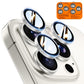 TOCOL for iPhone 14 Pro Max Camera Lens Protector/iPhone 14 Pro Camera Lens Protector Tempered Glass HD Individual Scratch Resistant Cover Accessories Case Friendly 2 Pack（Silvery）