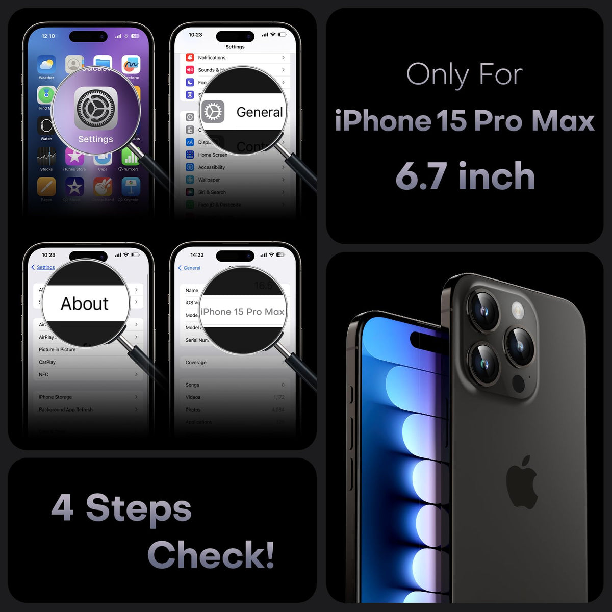 TOCOL for New Pro (2023) Case MS 1+2, Magnetic Silver