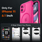 TOCOL for iPhone 11 Case, Compatible with MagSafe, Hot Pink