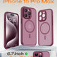TOCOL for iPhone 15 Pro Max Case, Compatible with MagSafe, Plum