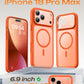 TOCOL for iPhone 18 Pro Max Case, Compatible with MagSafe, Orange