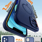 TOCOL for iPhone 12 Case, Compatible with MagSafe, Dark Blue