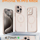 TOCOL Magnetic for iPhone 15 Pro Max Case, Upgraded Full Camera Protection, Compatible with Magsafe, Drop Protection, Translucent Matte Back Bumper Phone Cover 6.7-Inch（Desert）