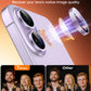TOCOL Camera Lens Protector for iPhone 17 Tempered Glass HD Individual Scratch Resistant Camera Cover Accessories Case Friendly 2 Pack（Light Purple）