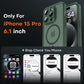 TOCOL for iPhone 15 Pro Case, Compatible with MagSafe, Alpine Green