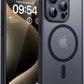 TOCOL Magnetic for iPhone 15 Case 6.1-Inch, Fit for MagSafe, Upgraded Full Camera Protection, 14FT Military Grade Shockproof Thin Slim Frosted Translucent Matte Back Phone Cover (Titan Gray)