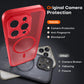 TOCOL for iPhone 14 Pro Case, Compatible with MagSafe, Red