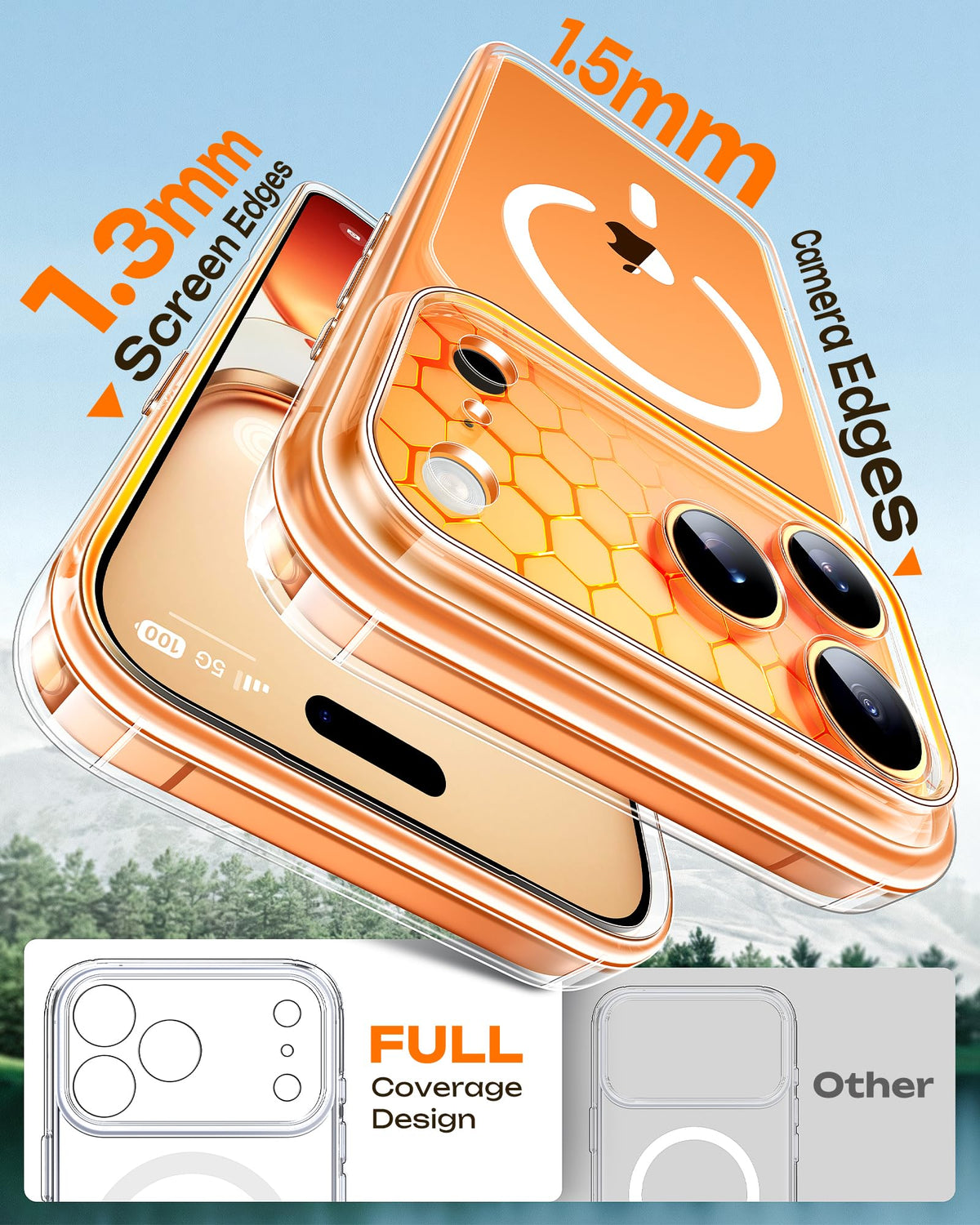 TOCOL for iPhone 17 Pro Max Case Clear, Upgraded Full Camera Protection, Compatible with Magsafe Charger, Magnetic Phone Case for iPhone 17 ProMax 6.9 inch, Anti-Yellowing (Clear)