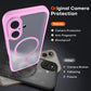 TOCOL Magnetic for iPhone 16 Case 6.1-Inch, Fit for MagSafe, Upgraded [Full Camera Protection], [14FT Military Grade Drop Tested] Shockproof Slim Translucent Matte Back Phone Cover (Pink)