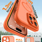 TOCOL for iPhone 15 Pro Case, Compatible with MagSafe, Orange