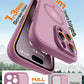 TOCOL for iPhone 15 Pro Case, Compatible with MagSafe, Lilac Purple