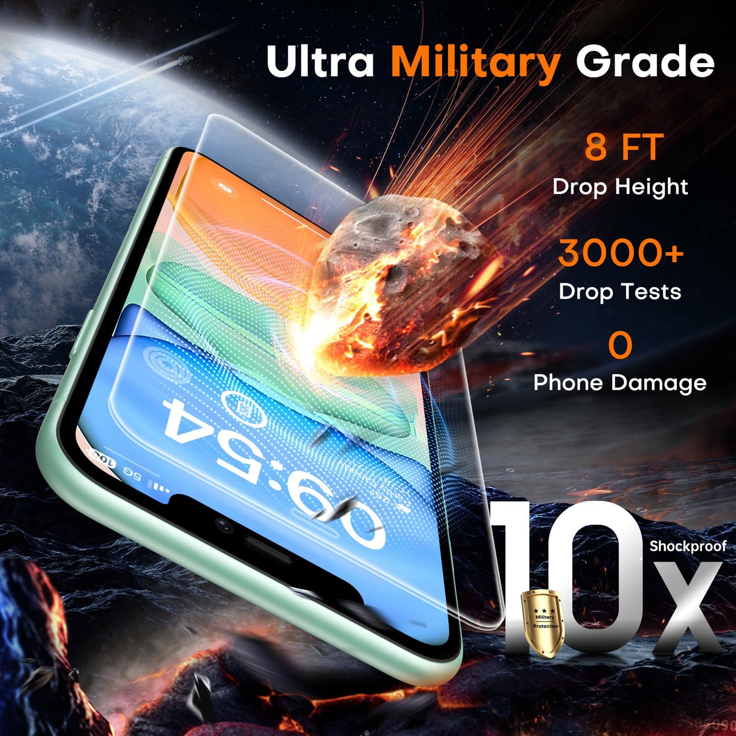 TOCOL for iPhone 11 / iPhone XR Screen Protector, Clear