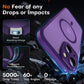 TOCOL for iPhone 13 Case, Compatible with MagSafe, Midnight Purple