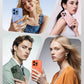 TOCOL for iPhone 14 Pro Case, Compatible with MagSafe, Orange
