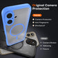 TOCOL Magnetic for iPhone 16 Case 6.1-Inch, Fit for MagSafe, Upgraded [Full Camera Protection], [14FT Military Grade Drop Tested] Shockproof Slim Translucent Matte Back Phone Cover (Ultramarine)