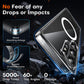 TOCOL for Samsung Galaxy S25 Ultra Case, Compatible with MagSafe, Clear