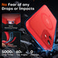 TOCOL for iPhone 12 Case, Full Camera Protection, Drop Protection, Compatible with Magsafe, Matte Phone Case for iPhone 12 6.1 inch (Red)