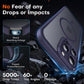 TOCOL Magnetic for iPhone 16 Pro Case 6.3-Inch, Fit for MagSafe, Upgraded [Full Camera Protection], [14FT Military Grade Drop Tested] Shockproof Translucent Matte Back Phone Cover (Midnight Purple)