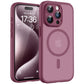 TOCOL for iPhone 15 Pro Case, Compatible with MagSafe, Plum