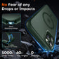 TOCOL For iPhone 11 Pro Case for Magsafe, Shockproof, Anti-Fingerprint, Scratch-Resistant, Translucent Back, Non-Slip, Matt, Magnetic Mobile Phone Case for iPhone 11 Pro, Alpine Green