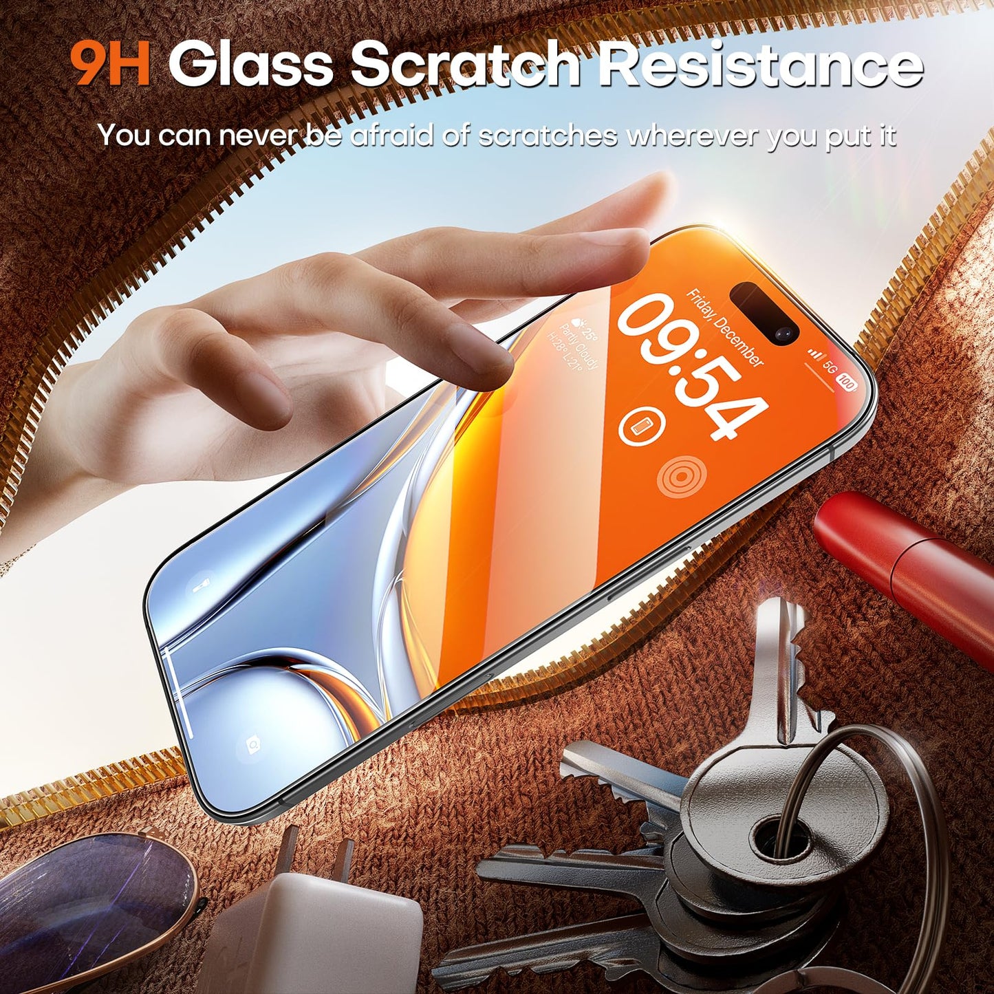TOCOL for iPhone Air Screen Protector, Clear