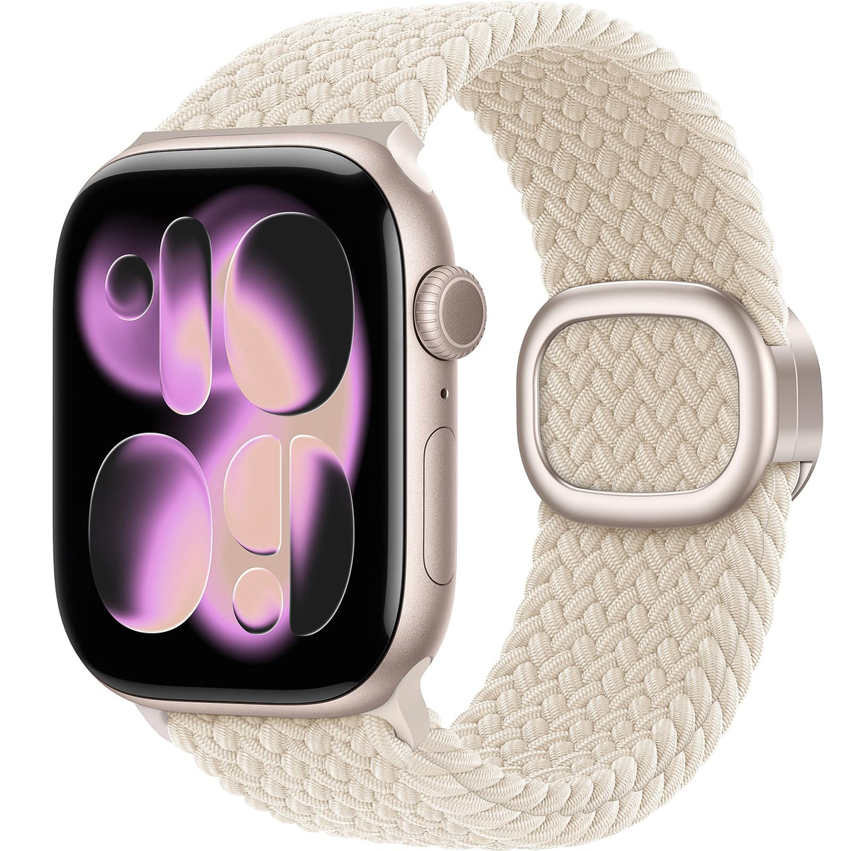 TOCOL Compatible with Apple Watch Bands for Women Men Braided Stretchy Band