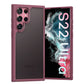 TOCOL for Samsung Galaxy S22 Ultra Case, Drop Protection Matte Case, Plum