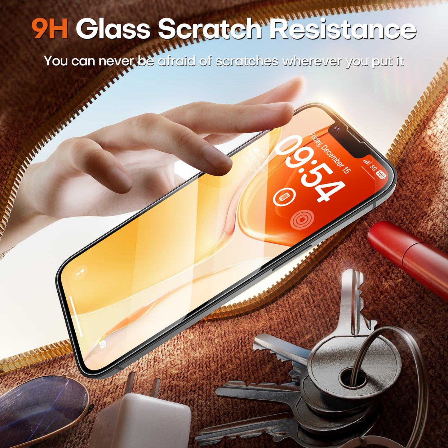 TOCOL for iPhone 16e Screen Protector, Clear