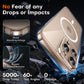 TOCOL Magnetic for iPhone 16 Pro Max Case 6.9-Inch, Fit for MagSafe, Upgraded [Full Camera Protection] [Never Yellowing] [14FT Military Grade Drop Tested] Military Shockproof Slim Cover (Clear)