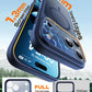 TOCOL for iPhone 17 Pro Case, Compatible with MagSafe, Dark Blue
