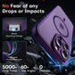 TOCOL for iPhone 13 Pro Max Case, Compatible with MagSafe, Midnight Purple