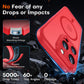 TOCOL for iPhone 14 Pro Case, Compatible with MagSafe, Red
